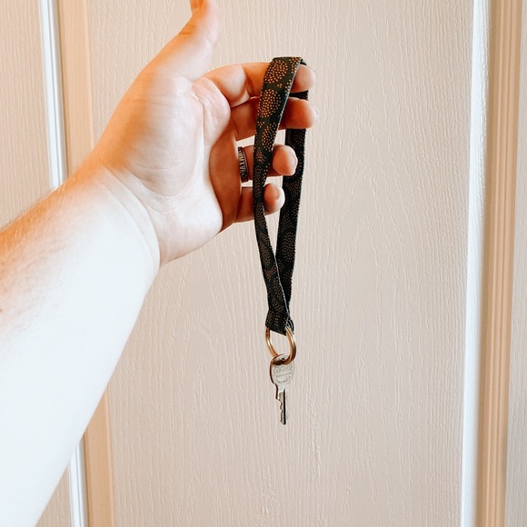 Blue & Gold Dots Keychain - Picture 2 of 5